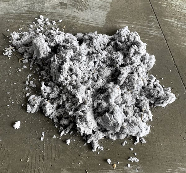 Dryer Lint from Vent