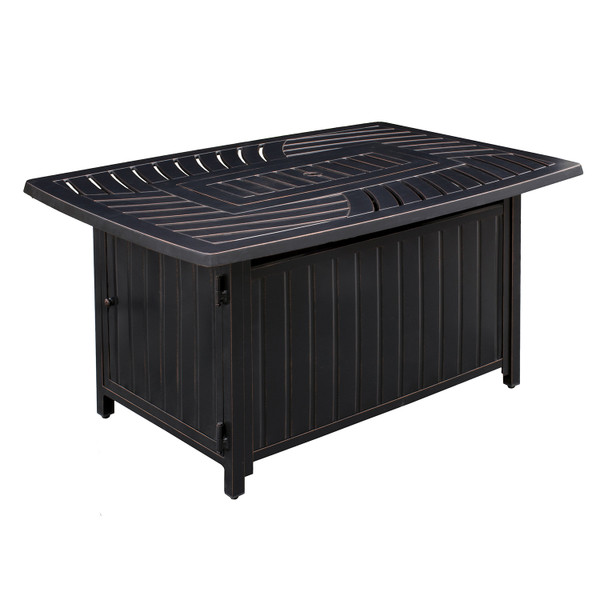 PARAMOUNT DYLAN ALUMINUM FIRE TABLE RECTANGLE