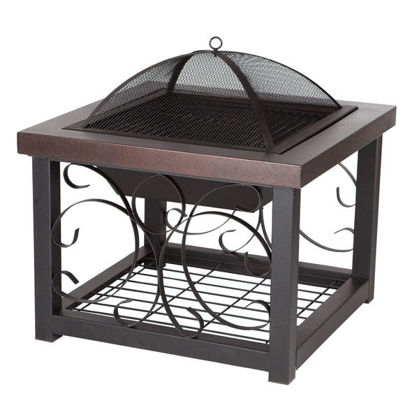 PARAMOUNT WOOD BURNING FIREPIT COFFEE TABLE