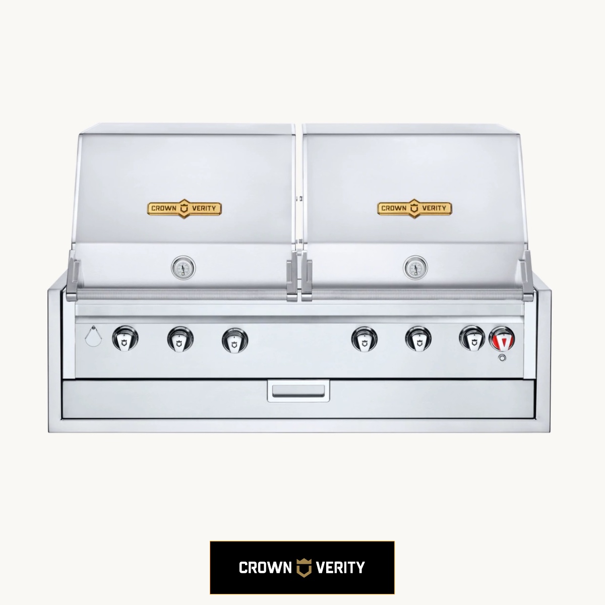 48 Infinite Series Built-In Dual Dome Grill