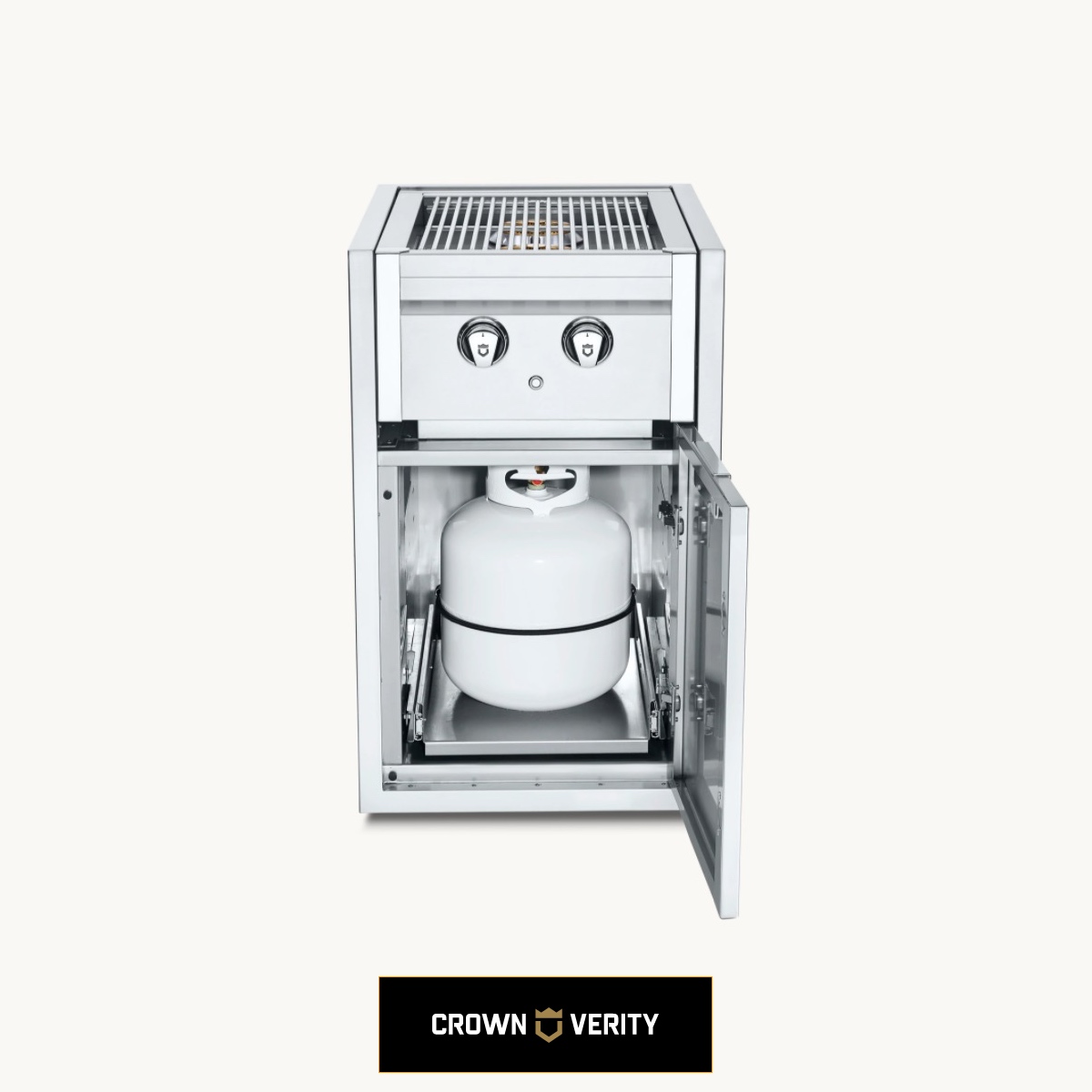 Infinite Series Small Built-In Cabinet with Dual Side Burner & Propane Holder