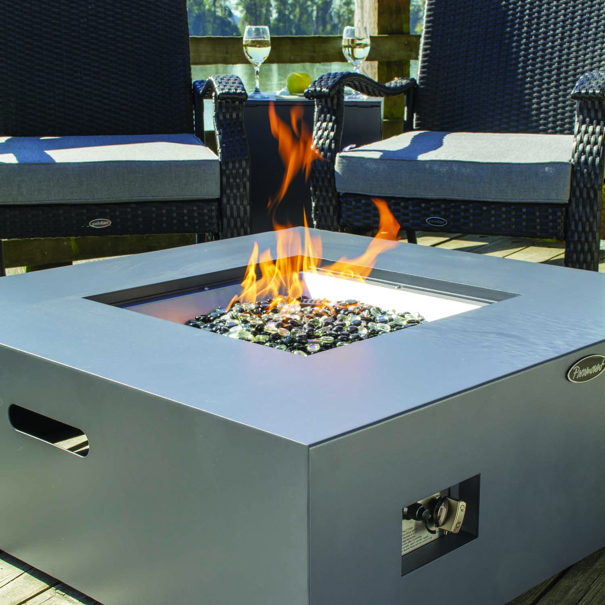 Paramount Fire Table Square 3