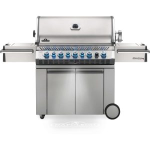 PRESTIGE PRO™ 665 NATURAL GAS GRILL WITH INFRARED REAR AND SIDE BURNERS, STAINLESS STEEL